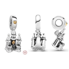 Sterling Silber 925 Disney Castle - Das Leben ist ein Märchen, Armband-Anhänger Sterling Silber 925 Disney Castle - Das Leben ist ein Märchen, Armband-Anhänger