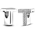 Charme Sterling Silber 925 Alphabet Buchstabe T, Perle für Armband