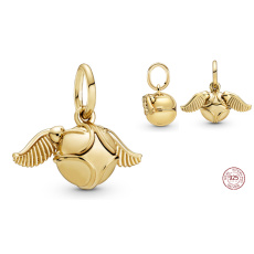 Charme Sterling Silber 925 Harry Potter Goldilocks, Anhänger für Armband