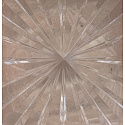 Kristallglas Pyramide gerillt 40 mm Kristall - Briefbeschwerer
