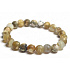 Achat feurig matt natur gelb Armband elastisch Naturstein, Kugel 8 mm / 16 - 17 cm