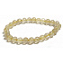 Quarz mit Rutil Armband elastischen Naturstein, Kugel 6 mm / 16-17 cm, die perfekte Heiler