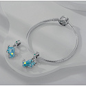 Sterling Silber 925 Luminous - Sternzeichen Stier, Armband-Anhänger