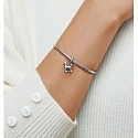 Charm Sterlingsilber 925 Hund - Pudel, Anhänger für Armband Tier
