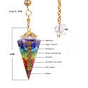 Orgonit Amulett, Pendel Energie Generator 7 Chakren 1 Stück