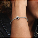 Sterling Silber 925 Alphabet Buchstabe D, Perle für Armband