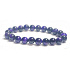 Tigerauge lila Armband elastisch Naturstein, Kugel 8 mm / 16-17 cm, Stein der Sonne und Erde, bringt Glück und Reichtum