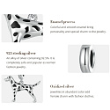 Charm Sterlingsilber 925 Hund - Dalmatiner, Anhänger für Armband Tier