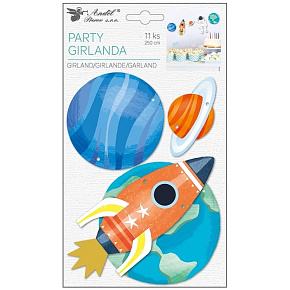 Papiergirlande Universum 15 x 25 cm