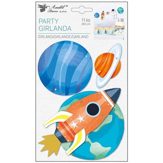 Papiergirlande Universum 15 x 25 cm