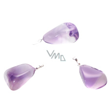 Amethyst Brasilien Becheranhänger Naturstein M, ca. 2,5 cm, AA Qualität, Stein der Könige und Bischöfe Amethyst Brasilien Becheranhänger Naturstein M, ca. 2,5 cm, AA Qualität, Stein der Könige und Bischöfe