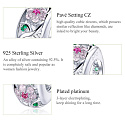 Sterling Silber 925 Blühende Natur, Naturarmband Perle