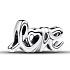 Charme Sterling Silber 925 Handwritten Liebe Perle auf Armband Liebe