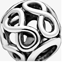 Charms Sterling Silber 925 Infinite Glow, Freundschaftsarmband Perle
