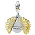 Charms Sterling Silber 925 Blühende Sonnenblume vergoldet mit Aufschrift - You are my sunshine, aufklappbarer Armbandanhänger Liebe