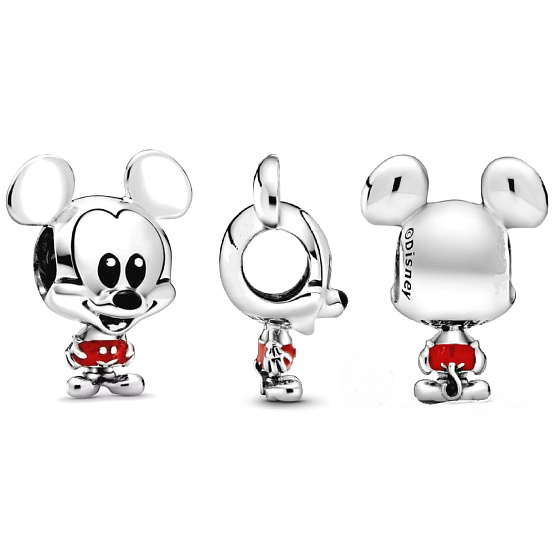 Charme Sterling Silber 925 Disney Mickey Mouse, Perle für Armband