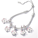 Charm Sterling Silber 925 Kirschblüte, Natur Armband Anhänger