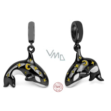 Charms Sterling Silber 925 Star Killerwal, Tierarmband Anhänger Charms Sterling Silber 925 Star Killerwal, Tierarmband Anhänger