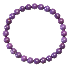 Fosfosiderit náramek elastický přírodní kámen, kulička 6 mm / 16 - 17cm, kámen klidu a stability