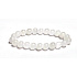 Quarz weiß Armband elastisch Naturstein, Perle 8 mm / 16-17 cm, die perfekte Heiler
