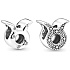 Charms Sterling Silber 925 Sternzeichen Stier, Perle für Armband