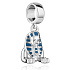 Charm Sterling Silber 925 Ägyptische Sphinx, Reise-Armband-Anhänger