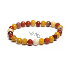 Mokait Armband elastischer Naturstein, Kugel 6 mm / 16 - 17 cm, Motivationsstein Mokait Armband elastischer Naturstein, Kugel 6 mm / 16 - 17 cm, Motivationsstein