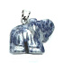 Sodalith Elefant Anhänger Naturstein, handgeschliffene Figur 1,8 x 2,5 x 8 mm, Stein Kommunikation