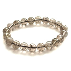 Azeztulite Kastanie Asai-Armband 10 - 11mm / 16 - 17 cm, Hochfrequenz-Energie