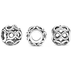 Charms Sterling Silber 925 Infinite Glow, Freundschaftsarmband Perle Charms Sterling Silber 925 Infinite Glow, Freundschaftsarmband Perle