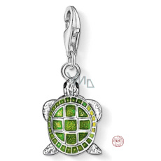 Charms Sterling Silber 925 Schildkröte, Karabinerverschluss Tierarmband Anhänger Charms Sterling Silber 925 Schildkröte, Karabinerverschluss Tierarmband Anhänger