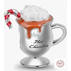 Sterling Silber 925 Hot Chocolate - Genießen Sie die kalten Tage, Weihnachtsarmband Bead