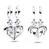 Charms Sterling Silber 925 Mutter und Tochter, teilbares Herz, Familienarmband Anhänger