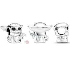 Charme Sterling Silber 925 Marvel Star Wars Das Kind Baby Yoda, Perle auf Armband Film Charme Sterling Silber 925 Marvel Star Wars Das Kind Baby Yoda, Perle auf Armband Film