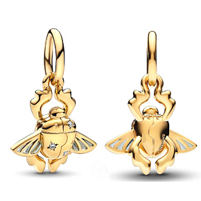Charms Sterling Silber 925 Disney Skarabäus von Aladdin, Tier Armband Anhänger