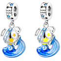 Sterling Silber 925 Luminous - Sternzeichen Wassermann, Armband-Anhänger