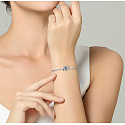 Charme Sterling Silber 925, 33 Jahrestag, Perle für Armband