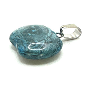 Chrysokoll Apfel der Erkenntnis Anhänger Naturstein 1,5 cm, König Salomon Stein Chrysokoll Apfel der Erkenntnis Anhänger Naturstein 1,5 cm, König Salomon Stein