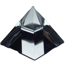 Kristallglas Pyramide glatt 40 mm - Briefbeschwerer, Geschenkbox