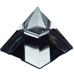 Kristallglas Pyramide glatt 40 mm - Briefbeschwerer, Geschenkbox