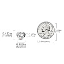 Sterling Silber 925 Schwester in meinem Herzen, Perle Herz auf Armband Familie