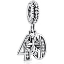 Charme Sterling Silber 925 40 Jahre Liebe, 2in1 Jahrestag Armband Anhänger
