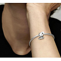 Charms Sterling Silber 925 Eichhörnchen, Perle für Armband, Tier