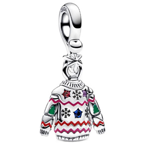 Charm Vánoční svetr - Milý Ježíšku, příští rok budu hodný! 2024, přívěsek na náramek vánoce Charm Vánoční svetr - Milý Ježíšku, příští rok budu hodný! 2024, přívěsek na náramek vánoce