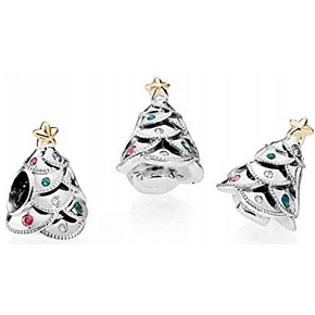 Sterling Silber 925 Weihnachtsbaum Silber, Weihnachtsarmband Perle