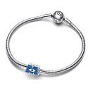 Charme Sterling Silber 925 Disney Monsters Ltd (Pixar), Logo M, Perle auf Armband Film