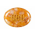 Wunschstein 888 aus natürlichem gelbem Jaspis 35 × 45 mm – Fülle, Erfolg und Prosperität