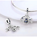 Sterling Silber 925 Altägyptische Symbole, Schutzamulett, 3in1, Reisearmband Anhänger