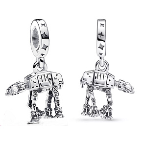 Charm Sterlingsilber 925 Marvel Star Wars AT-AT Walker, Anhänger für Armband Film