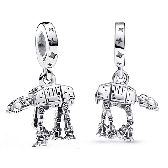 Charm Sterlingsilber 925 Marvel Star Wars AT-AT Walker, Anhänger für Armband Film